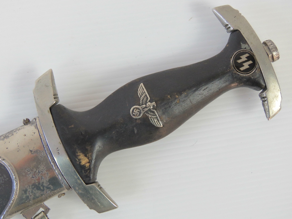 A rare WWII Norwegian SS Officers dagger - Image 5 of 8