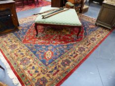 A CARPET OF PERSIAN DESIGN. 380 x 275cms.