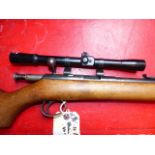 RIFLE. BSA .22LR BOLT ACTION /W SCOPE SERIAL NUMBER LE63690 ( ST NO 3319)