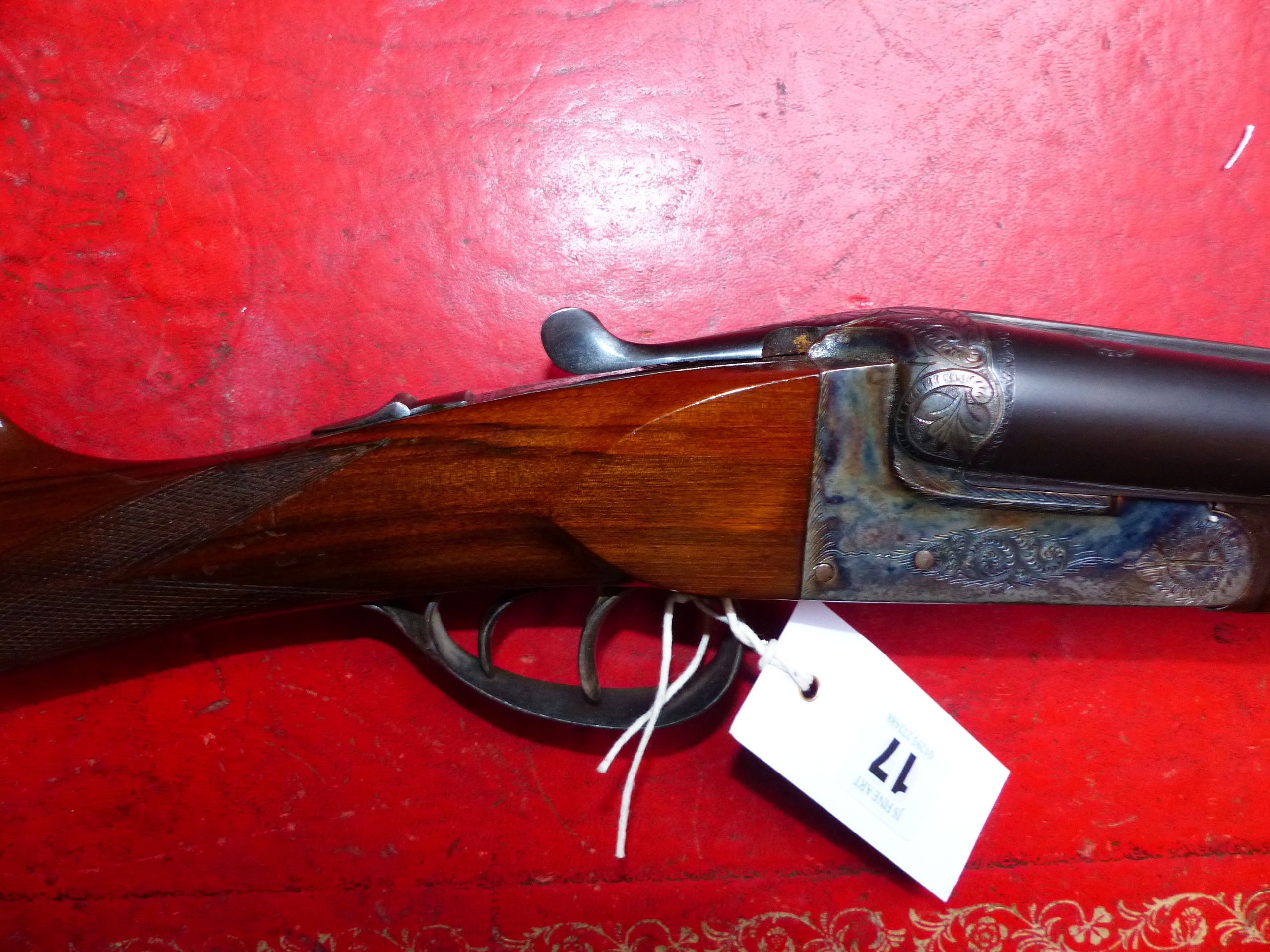 SHOTGUN. ZAMACOLA 120 S/S B.L.N.E. DOUBLE TRIGGER. SERIAL NUMBER 10237. (ST.No. 3302) - Bild 4 aus 9