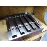 A VINTAGE FIVE NOTE XYLOPHONE BY DEAGAN,CHICAGO