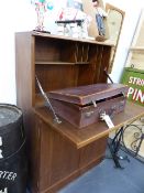 A GORDON RUSSELL TEAK BUREAU.