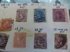 A STAMP ALBUM OF VARIOUS WORLD STAMPS, MAINLY LATE 19th.C. TOGETHER WITH A SMALL BOOKLET OF