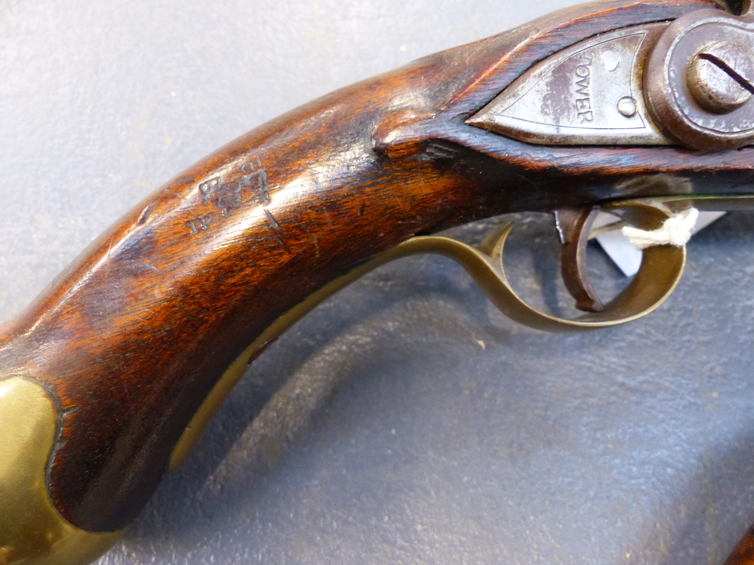 A SEA SERVICE PATTERN FLINTLOCK PISTOL OF INDETERMINATE AGE ( AS SUCH FALLS UNDER SECTION ONE OF THE - Image 4 of 59