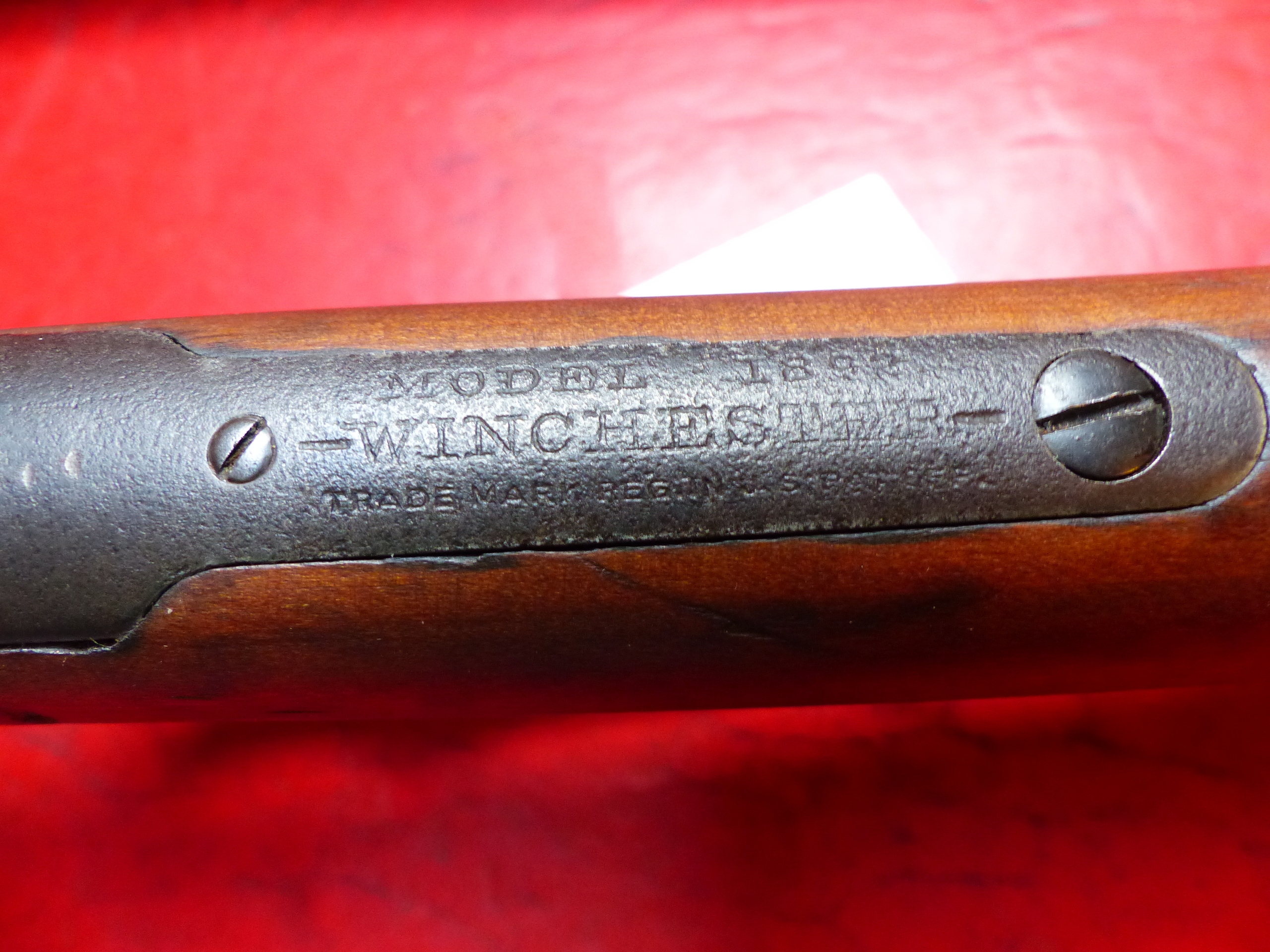 RIFLE. WINCHESTER LEVER ACTION MODEL 92. .44WCF. SERIAL NUMBER 771152 ( ST NO 3328 - Bild 11 aus 17