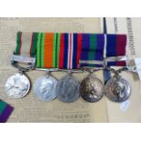 AN RAF MEDAL GROUP TO FL. SGT. J.F. STONE (565206) TO INCLUDE 39-45 DEFENCE AND WAR MEDALS ,