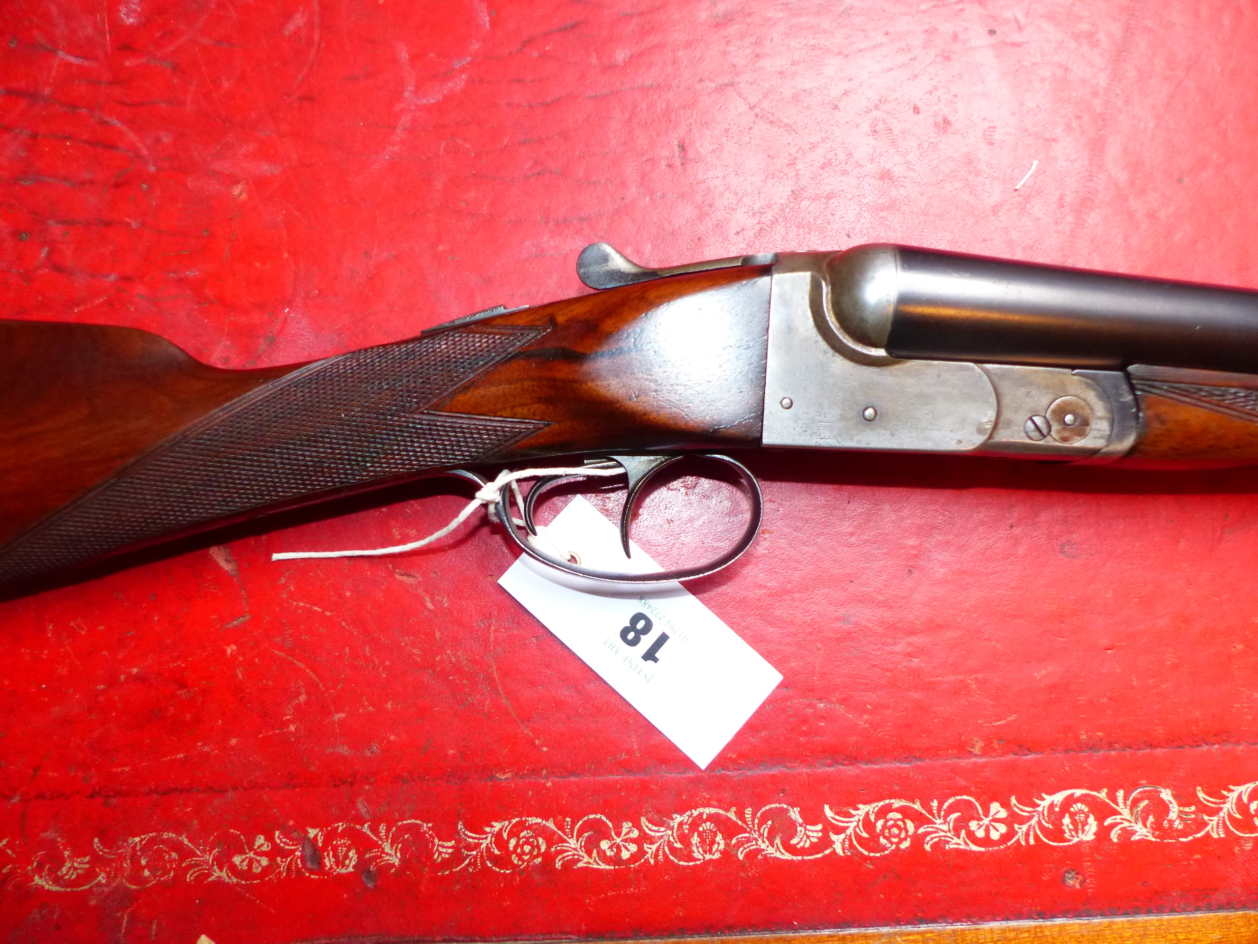 SHOTGUN. BSA 12G S/S B.L.N.E. DOUBLE TRIGGER, SERIAL NUMBER 24736. (ST.No.3301)