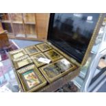 AN UNUSUALLY COMPLETE CHINESE EXPORT BLACK LACQUER GAMES BOX WITH INTERIOR TRAYS AND COVERED