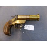 FLARE PISTOL. WEBLEY & SCOTT 1 1/4 INCH. SERIAL NUMBER 56658. FAC OR RFD CERTIFICATE REQUIRED