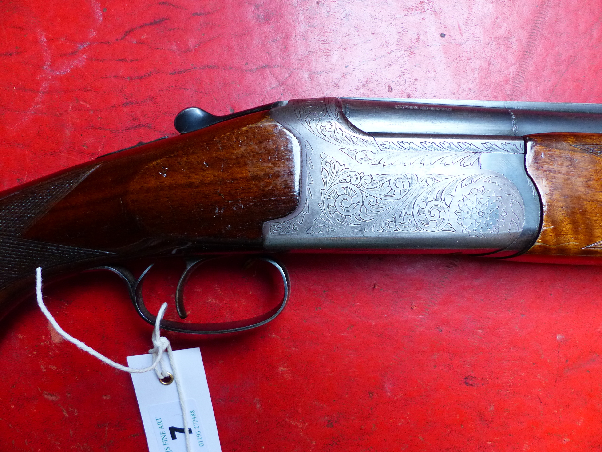 SHOTGUN. IBARGUN -EIBAR. 12G O/U BLNE SERIAL NUMBER 64625 (ST NO 3323)