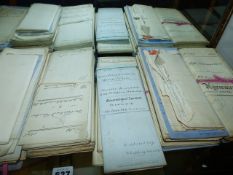 A COLLECTION OF VINTAGE LEGAL DOCUMENTS MAINLY PERTAINING TO HITCHMAN & Co., BREWERS, HOOK NORTON,