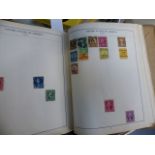 THREE STAMP ALBUMS OF WORLD STAMPS, MAINLY THE FIRST HALF OF THE 20th.C.