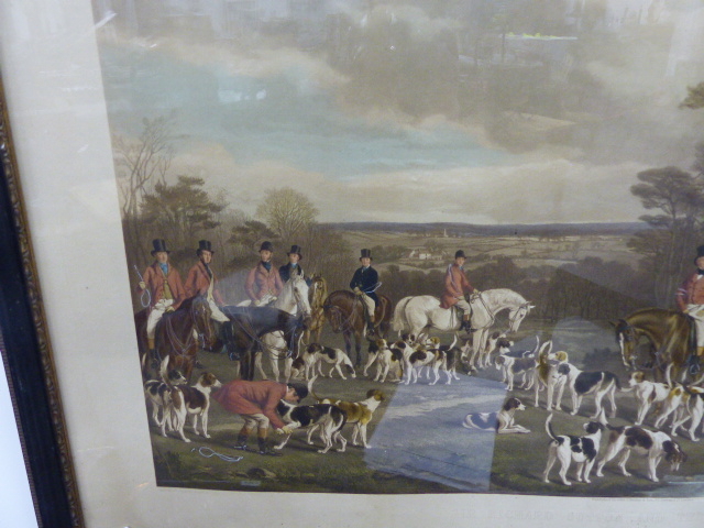 FOUR VINTAGE COLOUR STEEPLE CHASE PRINTS AFTER CECIL ALDIN, ALL PENCIL SIGNED 38 x 66cms TOGETHER - Image 17 of 23