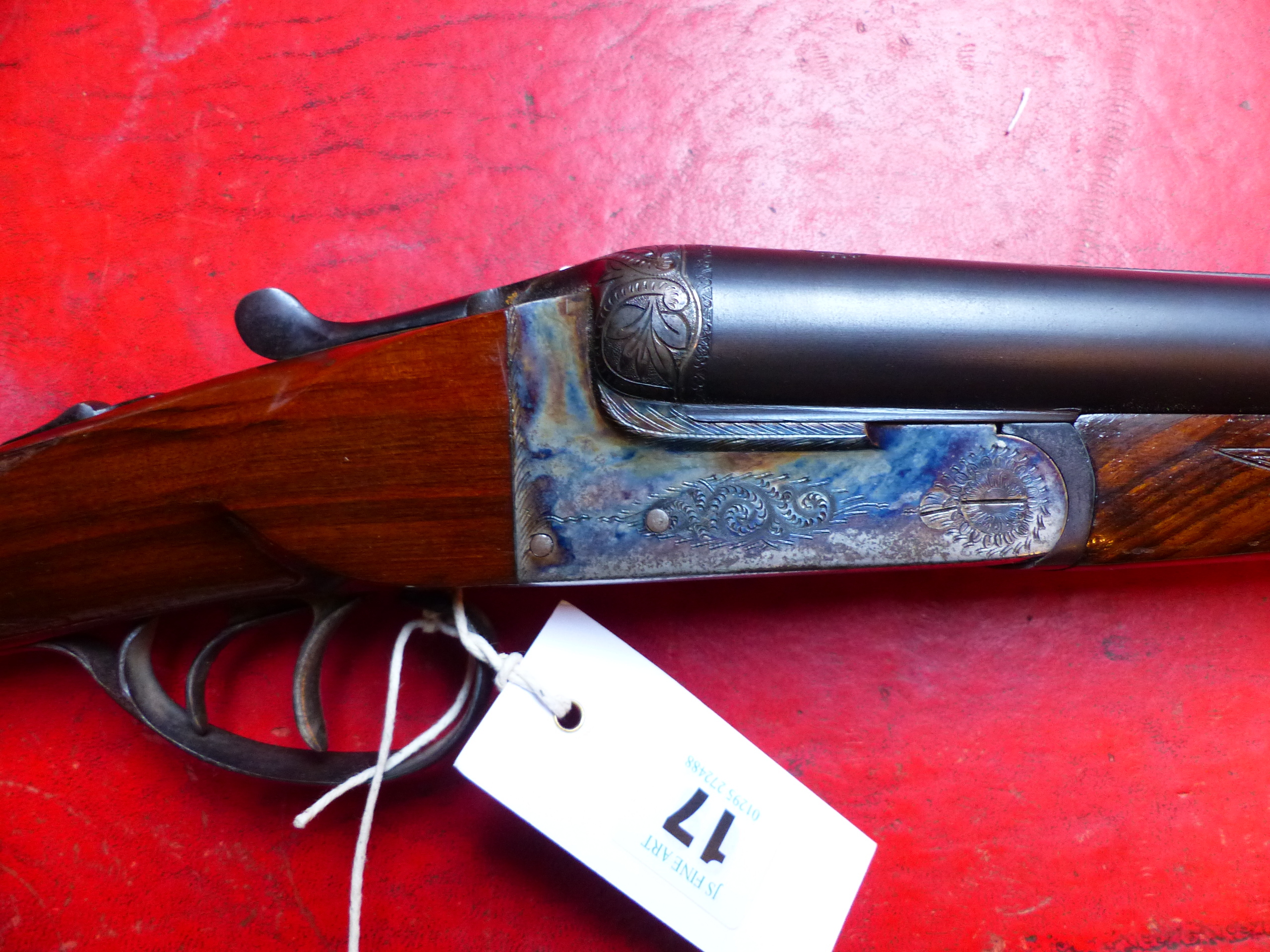 SHOTGUN. ZAMACOLA 120 S/S B.L.N.E. DOUBLE TRIGGER. SERIAL NUMBER 10237. (ST.No. 3302)