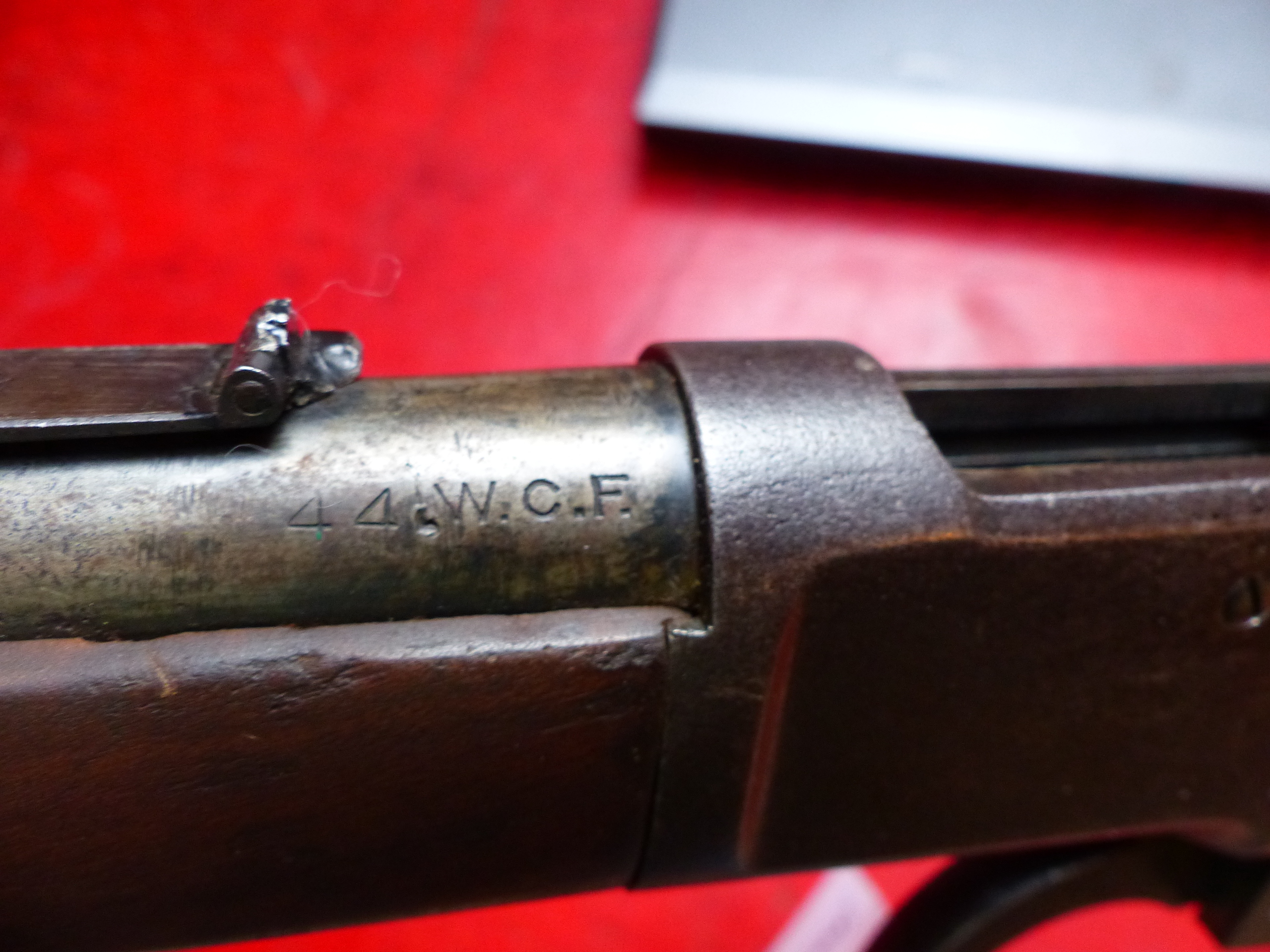 RIFLE. WINCHESTER LEVER ACTION MODEL 92. .44WCF. SERIAL NUMBER 771152 ( ST NO 3328 - Bild 16 aus 17