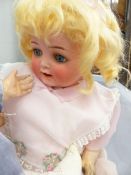 A BISQUE HEAD LARGE DOLL HENBACH-KOPPLESDORF No.342/6 1/2.