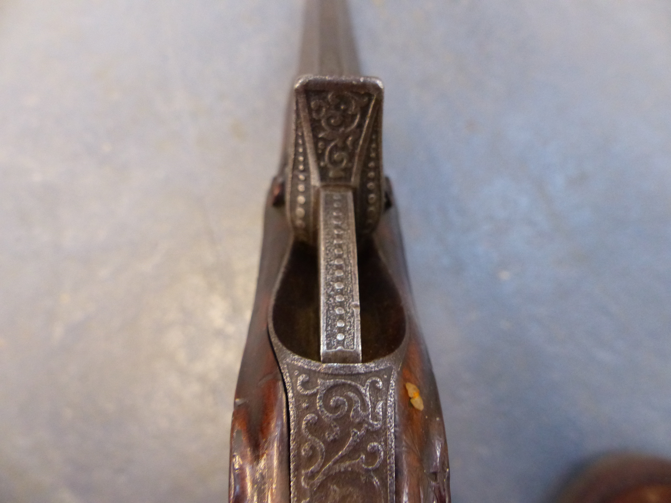 A SEA SERVICE PATTERN FLINTLOCK PISTOL OF INDETERMINATE AGE ( AS SUCH FALLS UNDER SECTION ONE OF THE - Image 49 of 59