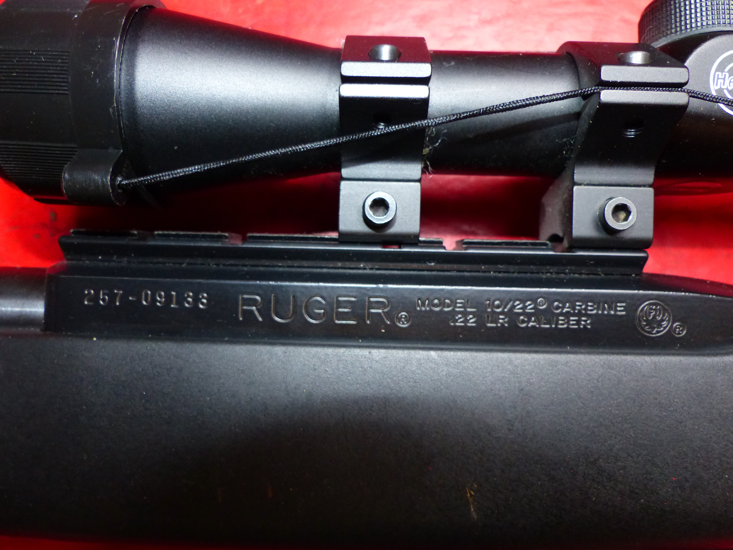 RIFLE. RUGER MODEL 10/22 .22LR SEMI-AUTOMATIC. SERIAL NUMBER 25709133. (ST.NO.3277 - Image 9 of 12