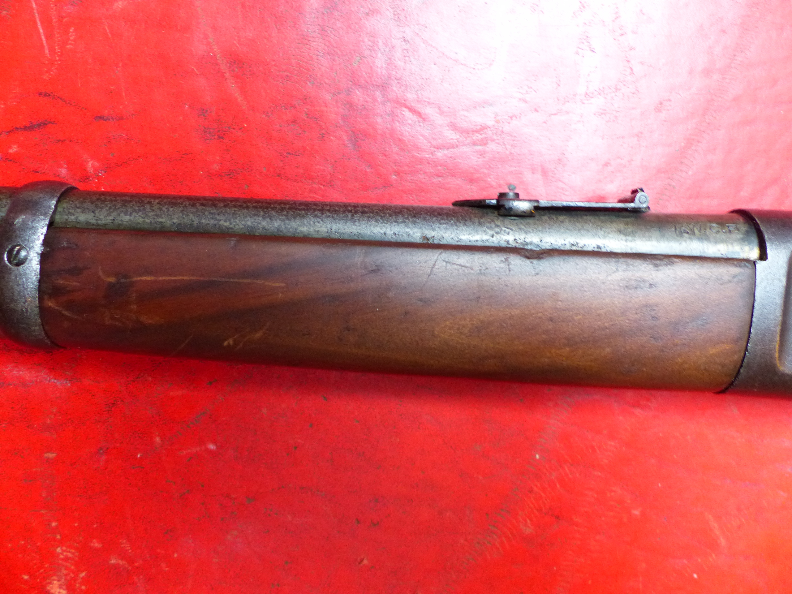 RIFLE. WINCHESTER LEVER ACTION MODEL 92. .44WCF. SERIAL NUMBER 771152 ( ST NO 3328 - Bild 3 aus 17