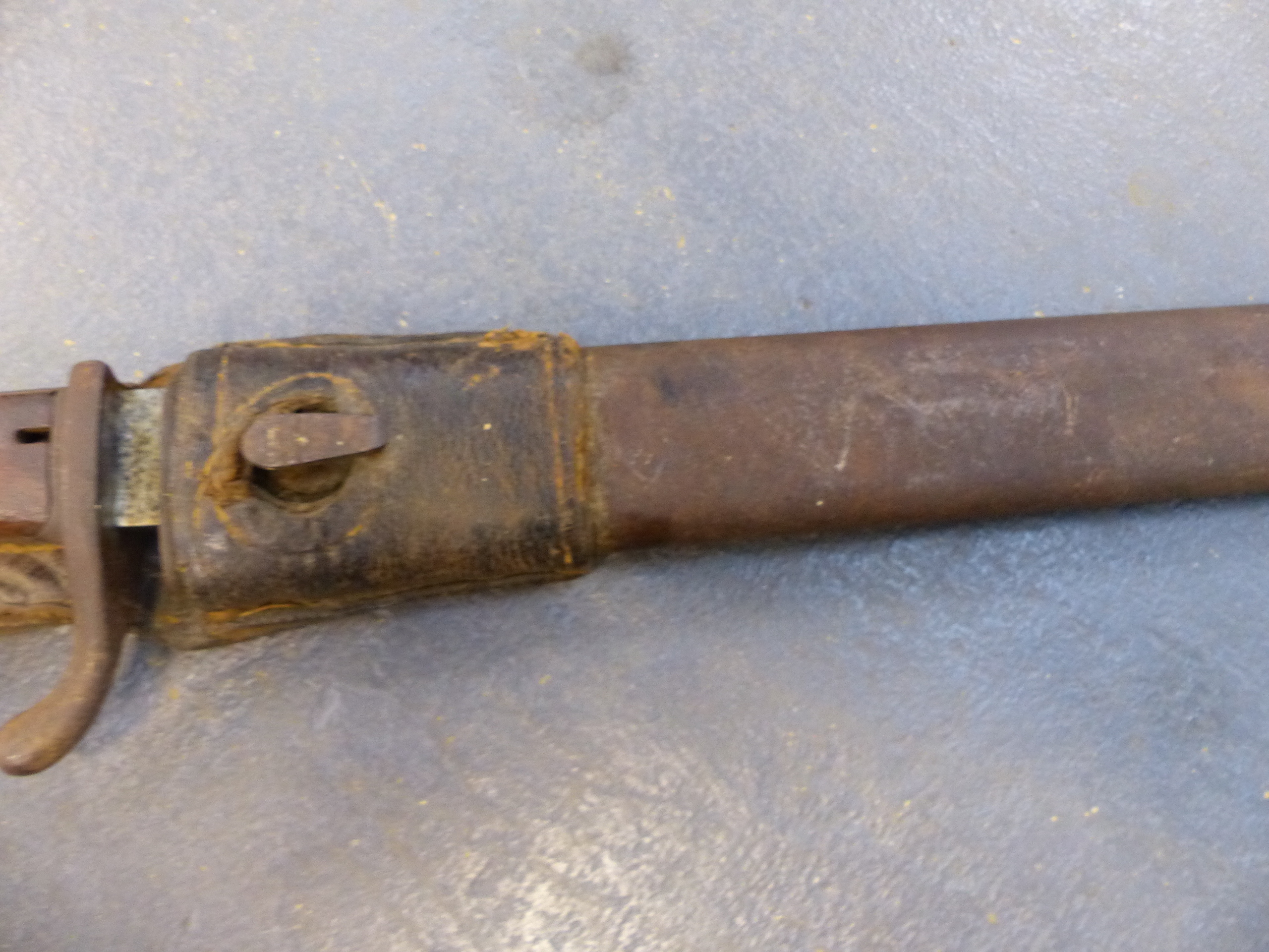 A GERMAN MAUSER 98/05 BAYONET. - Bild 4 aus 33