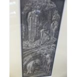 TWO PRINTS, ONE AFTER EDWARD COLEY BURNE JONES (1833-1898) THE NATIVITY AND THE OTHER AFTER DANTE