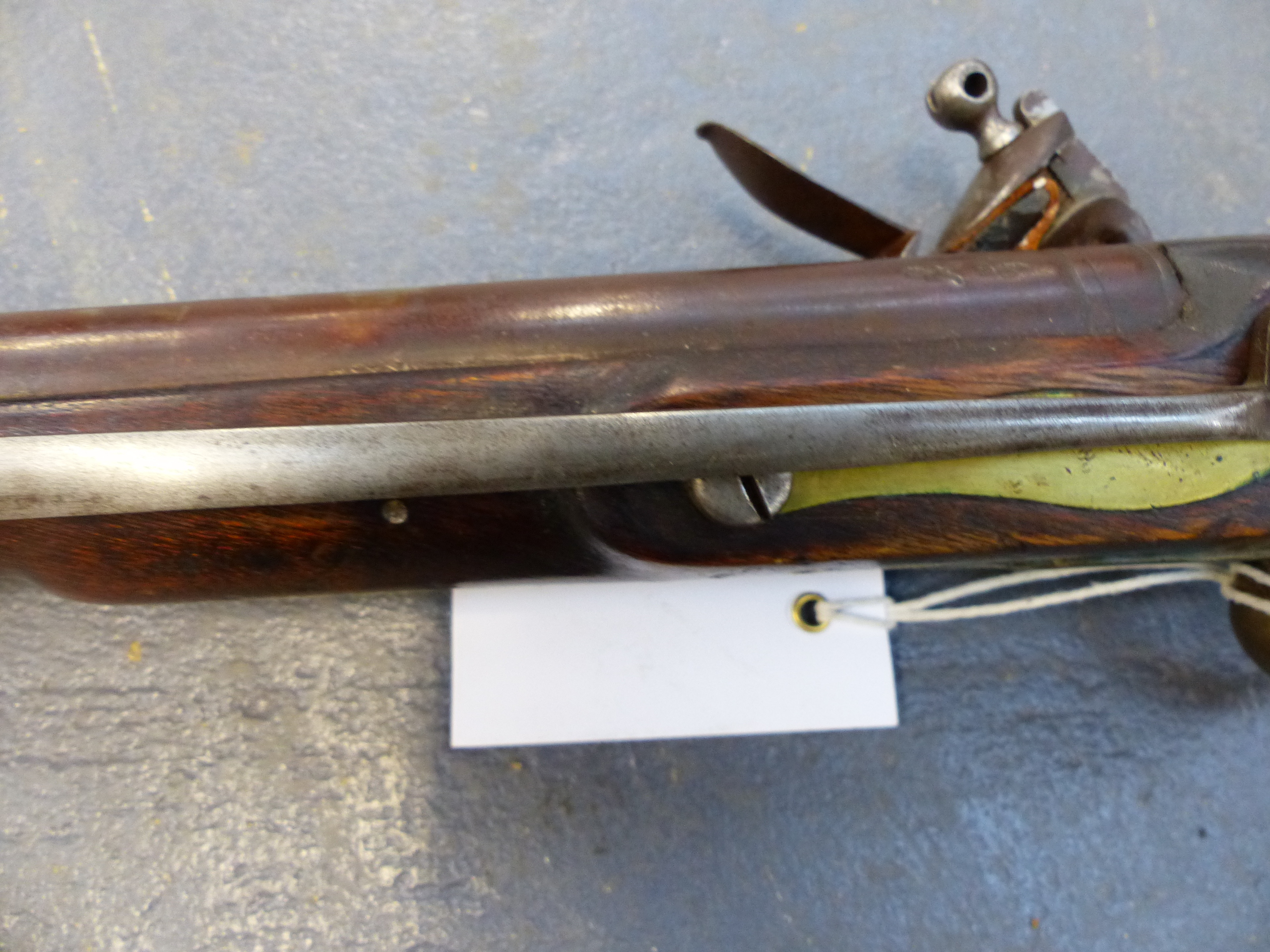 A SEA SERVICE PATTERN FLINTLOCK PISTOL OF INDETERMINATE AGE ( AS SUCH FALLS UNDER SECTION ONE OF THE - Image 15 of 59