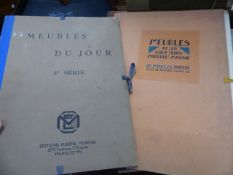 ENCYCLOPEDIE DU LUMINAIRE, FORMS AND DECORS APPARENTES, 1870, 2 VOLS. TOGETHER WITH MEUBLE DU JOUR