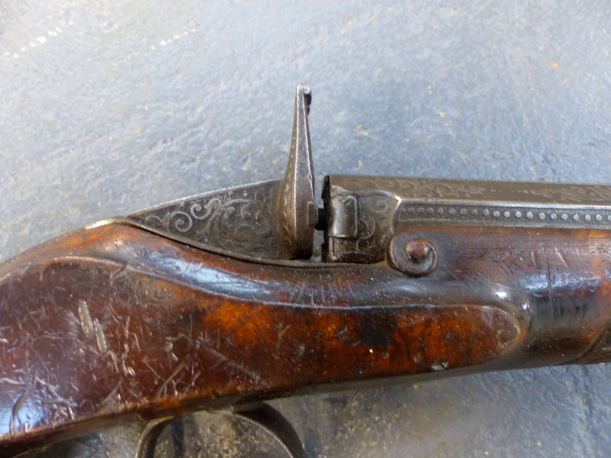 A SEA SERVICE PATTERN FLINTLOCK PISTOL OF INDETERMINATE AGE ( AS SUCH FALLS UNDER SECTION ONE OF THE - Image 35 of 59