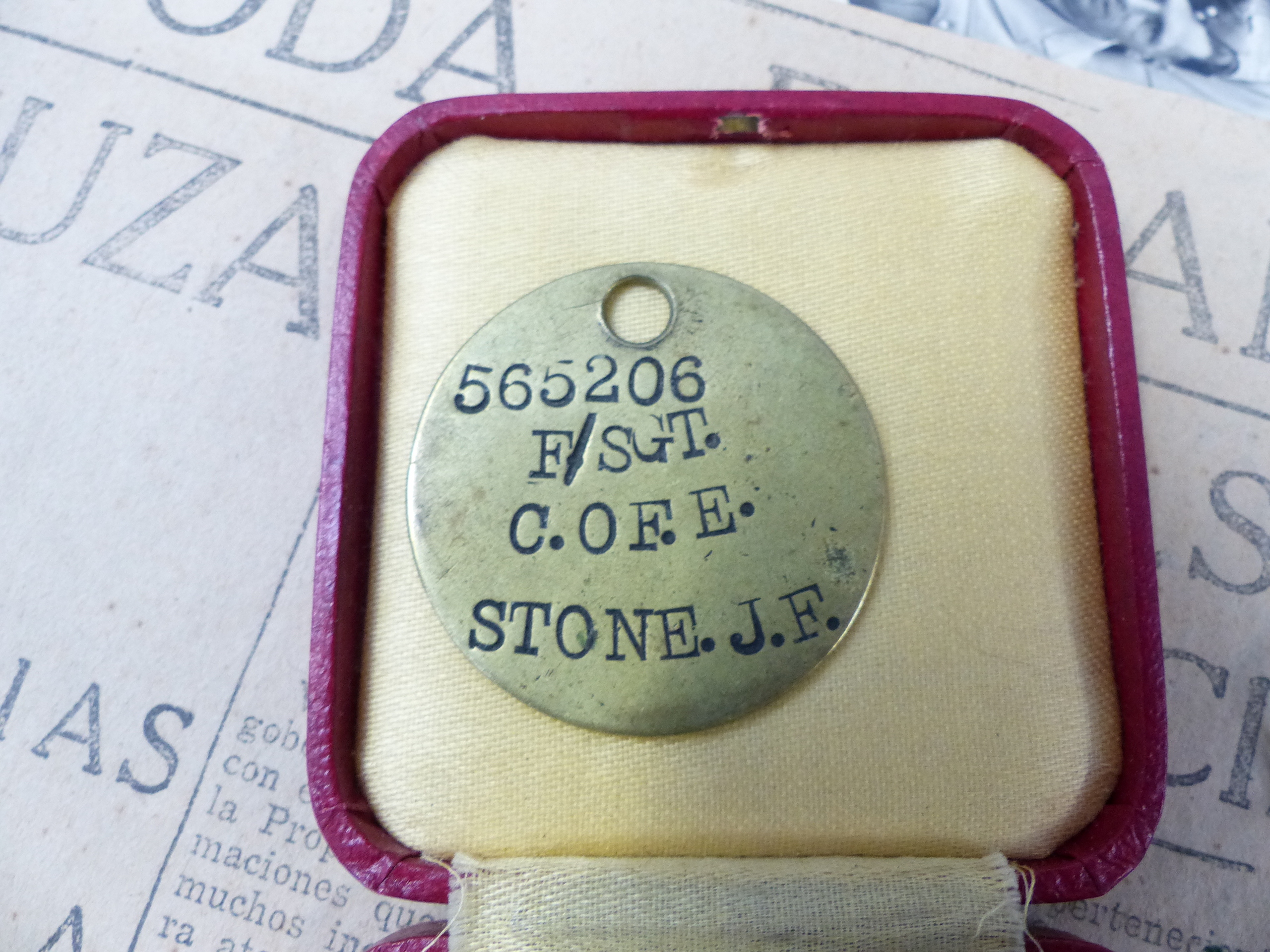 AN RAF MEDAL GROUP TO FL. SGT. J.F. STONE (565206) TO INCLUDE 39-45 DEFENCE AND WAR MEDALS , - Bild 25 aus 33