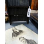 A 19th.C.SCRAP ALBUM CONTAINING NUMEROUS PORTRAIT AND OTHER ENGRAVINGS TOGETHER WITH A SET OF
