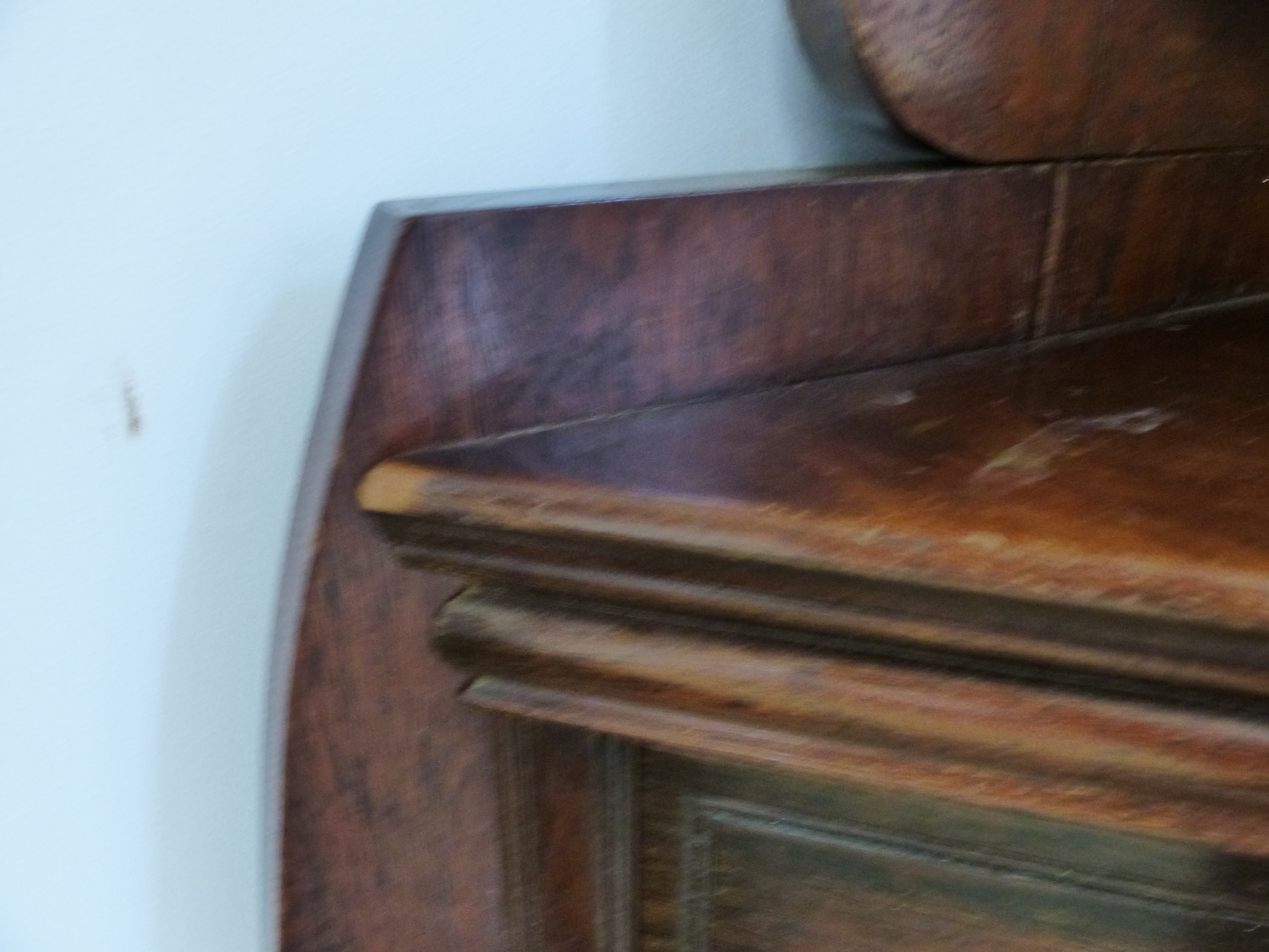 A RARE 19TH ARTS AND CRAFTS CORNER CABINET- " THE ANGLE CABINET" DESIGNED BY E.W.GODWIN AND MOST - Image 7 of 23