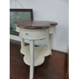 A PAINTED OCCASIONAL TABLE.