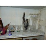 VARIOUS GLASSWARE,ETC.