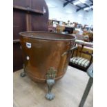 A COPPER COAL BIN.