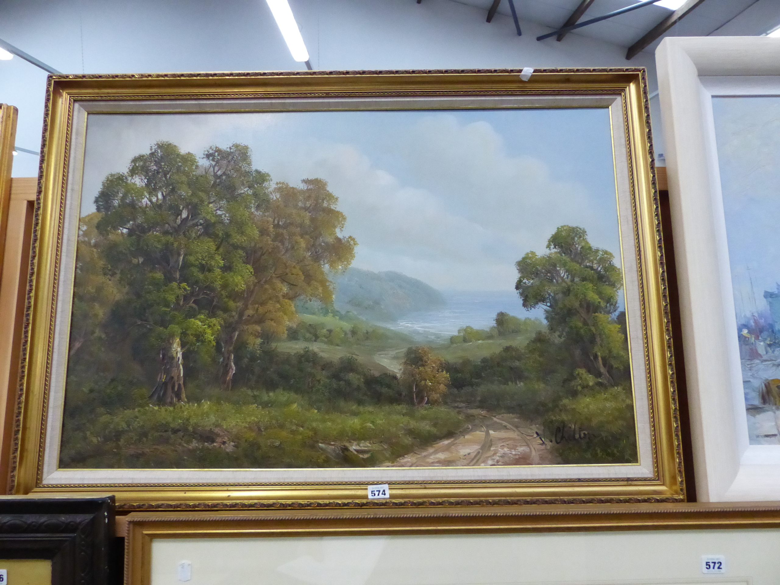 AN OIL ON CANVAS SIGNED J CHILTON. - Image 19 of 24