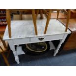 A MARBLE TOP WASHSTAND.