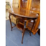AN EDWARDIAN OCCASIONAL TABLE.