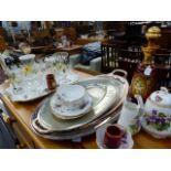 VARIOUS CHINA AND GLASSWARE,ETC.