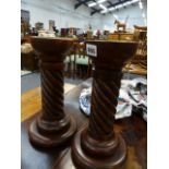 A PAIR OF CANDLESTICKS.