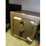 A SMALL IRON SAFE.
