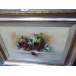 A PAIR OF OIL PAINTINGS STILL LIFES.