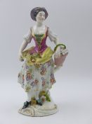 DERBY PORCELAIN A FIGURE OF SPRING.