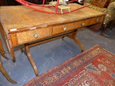 A REGENCY PERIOD INLAID SOFA TABLE