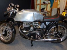 NORTON FEATHEBED 600CC CAFE RACER- BHB 118 (CIRCA1960)- A GOOD RUNNING PROJECT- REQUIRES