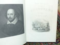 THE WORKS OF SHAKESPEARE WITH NOTES BY CHARLES KNIGHT, LONDON MID 19th.C., 2 VOLS.