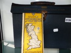 A BOX SET OF BARTHOLOMEWS AUTOMOBILE MAPS OF GREAT BRITAIN AND IRELAND