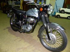 BSA 250 CC (C15?) 1962 USY 322 IN TRIALS TRIM ( BUT WITH LIGHTS AND INDICATORS ADDED.) V5C