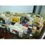 A QTY OF LLEDO, MATCHBOX AND OTHER BOXED DIE CAST VEHICLES.