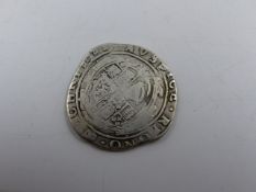 A CHARLES I SILVER HALF CROWN. APPROXIMATE WEIGHT 14.5grms.