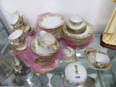 A JAPANESE NORITAKE PART TEASET OF APPROXIMATLEY NINETY PIECES.